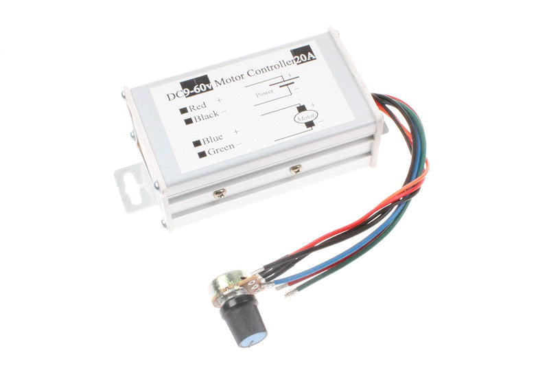 [Australia - AusPower] - NOYITO PWM Motor Speed Controller 20A DC 9V-60V 12V 24V 36V 48V Brush Motor Controller (20A) 