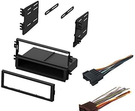 [Australia - AusPower] - ASC Audio Car Stereo Radio Install Dash Kit and Wire Harness for Installing an Aftermarket Single Din Radio for Select Kia Vehicles - Please Read Compatible Vehicles and restrictions Below 