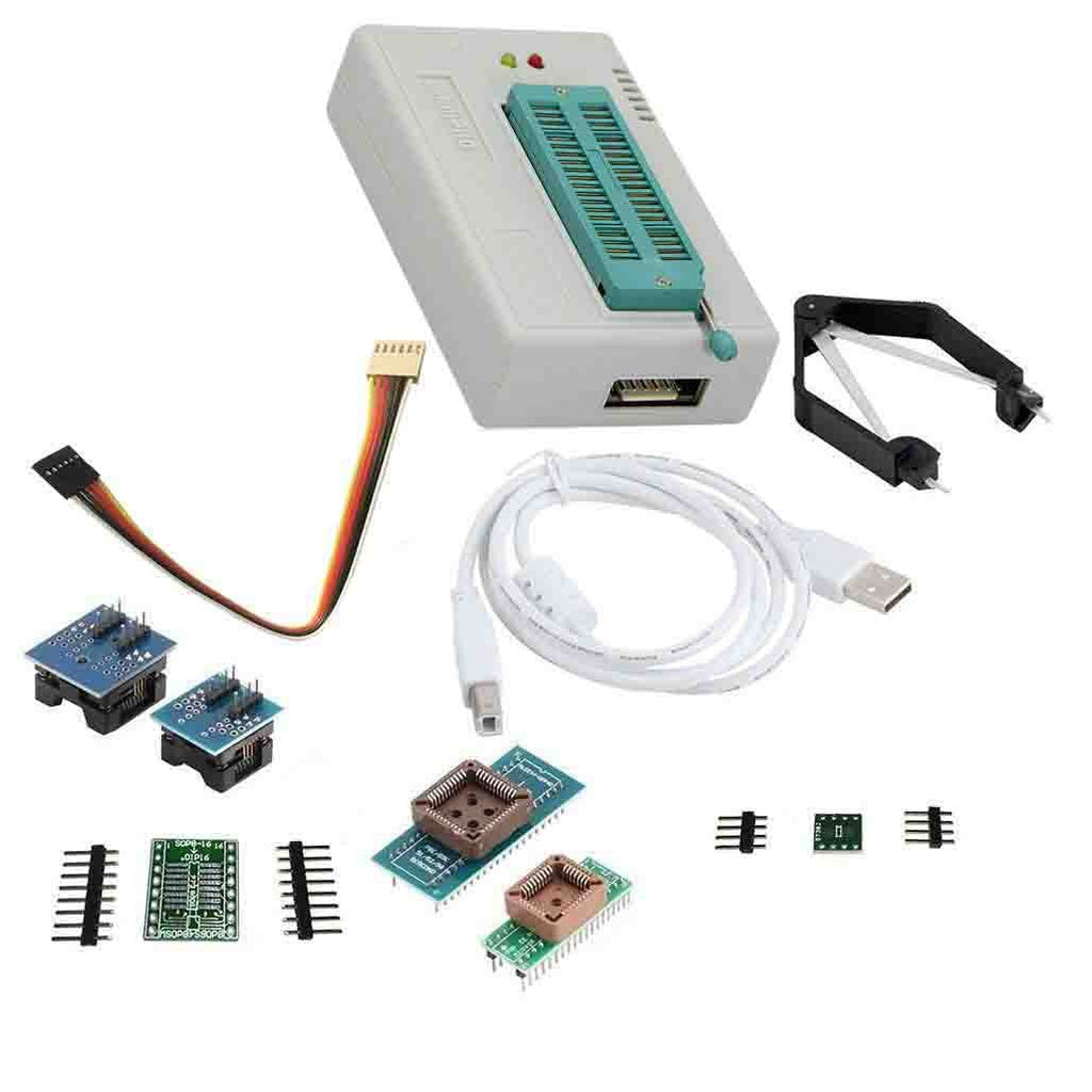 [Australia - AusPower] - LAQIYA TL866Ⅱ Plus Programmer USB EPROM Flash BIOS Programmable Logic Circuits 6 Adapters Socket Extractor for 15000 IC 