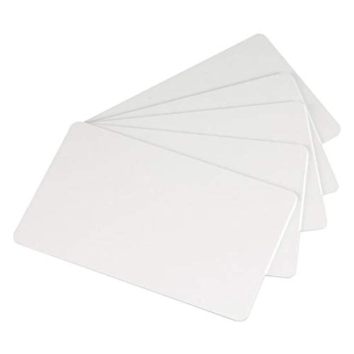 [Australia - AusPower] - ID Zone Premium White Blank Plastic CR80 30 Mil PVC Cards for ID Badge Printers (100 Pack) 100 Pack 