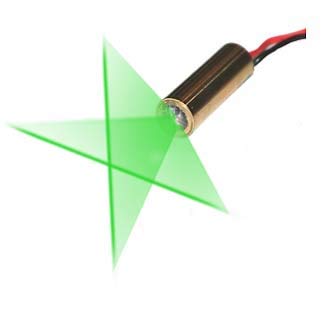 [Australia - AusPower] - Quarton Laser Module VLM-520-29 LPT Direct Green Cross Line Laser Module (Line-Width optimize at Short Distance) 