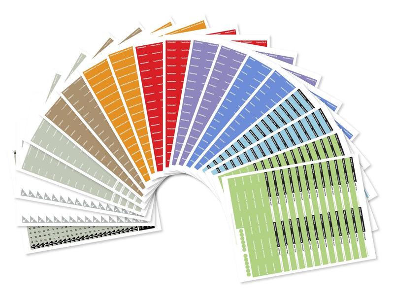 [Australia - AusPower] - FreedomFiler Assorted Blank File Labels 1/5 Tab, 19-Pack 