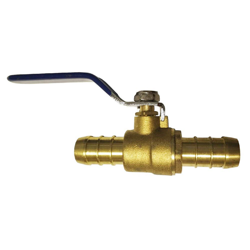 [Australia - AusPower] - Metalwork PEX Valve 5/8" Barb, Heater Hose Barbed Valves, Forged Brass, 90 Degree Turn, Full Port, 1 Pc 5/8" 1 Pcs 