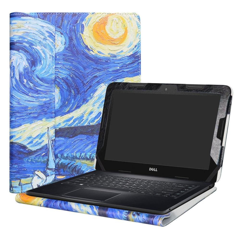 [Australia - AusPower] - Alapmk Protective Case Cover for 11.6" Dell Chromebook 11 3189 3180/Inspiron Chromebook 11 3181/Latitude 11 3180 3190 Education Series Laptop(Note:Not fit Dell Chromebook 11 5190 3120),Starry Night Starry Night 