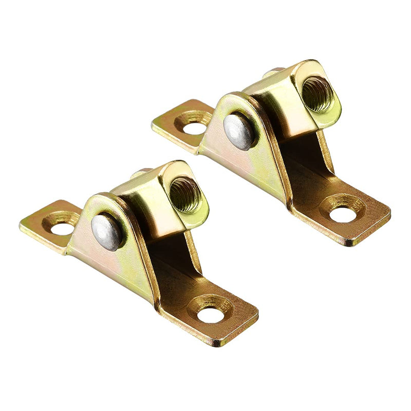 [Australia - AusPower] - uxcell Gas Spring End Fitting Connector M8 Female Thread A3 Steel with Bracket 2pcs 