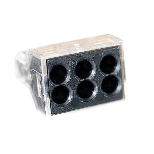 [Australia - AusPower] - Wago 773-166 Push Wire Connector – 6 Conductor – 10 PK Pack of 10 