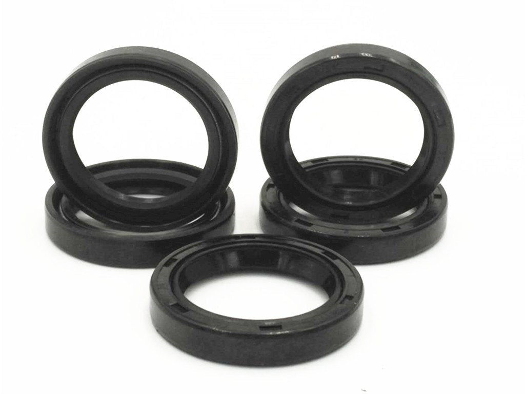 [Australia - AusPower] - xjs Nitrile Rubber Double Lip TC Oil Shaft Seal Black 5 Pcs (30x52x10mm) 30x52x10mm 