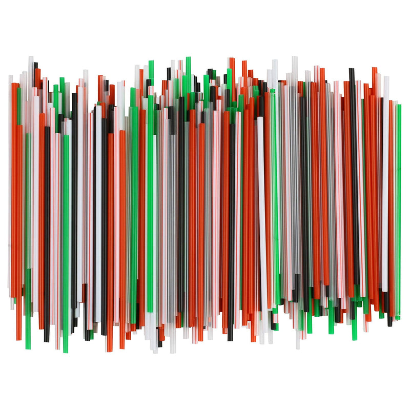 [Australia - AusPower] - Disposable Plastic Coffee Stirrer Straw - 5 Inch Sip Stir Stick (Mixed, 1,000) Mixed 1000 