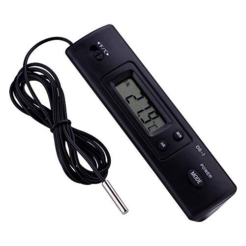 [Australia - AusPower] - Electronic LCD Digital Temperature Meter Thermometer Probe Sensor Wired for Refrigerator 