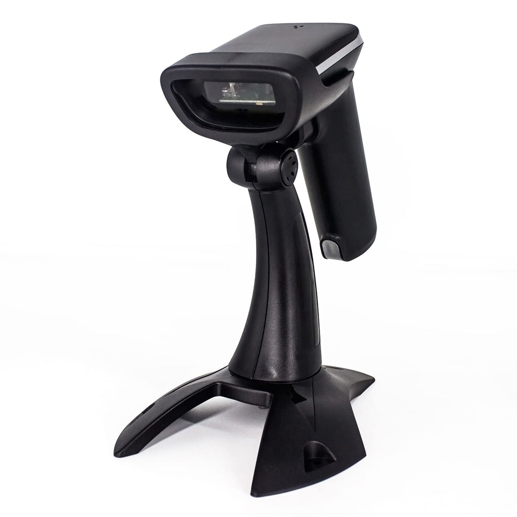 [Australia - AusPower] - Alacrity 2D 1D Wireless Barcode Scanner with Stand,QR Datamatrix PDF417,2in1 2.4G Wireless USB Wired Handheld Bar Code Reader,Capture Barcodes from Mobile Phone Screen,with Vibration Function,6708DA 2D Wireless 