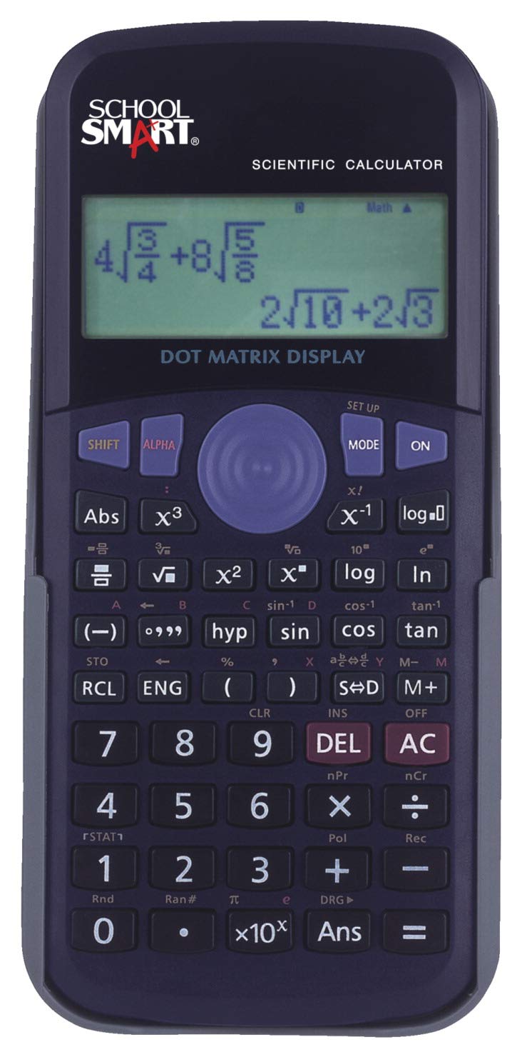 [Australia - AusPower] - School Smart Scientific Digit Calculator, Black 