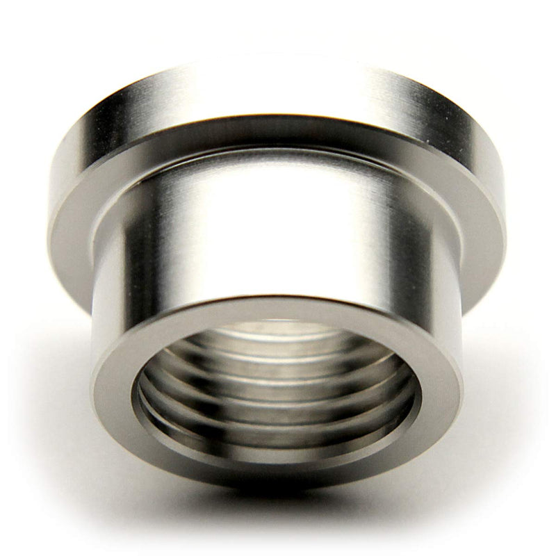 [Australia - AusPower] - 1/2" NPT Stainless Steel 304 Female Threaded Stepped Weld Bung Mounting Fitting (OD 1.0") with Top Head (OD 1.2") 