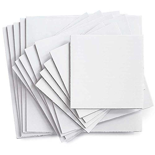 [Australia - AusPower] - Cakegirls Square Cake Boards Grease Proof - 6", 8", 10" Square Variety Pack - 5 of Each, 15 Total - Grease Proof - Weddings Stacked Gift Box (Includes Basic Stacking Instructions™) 