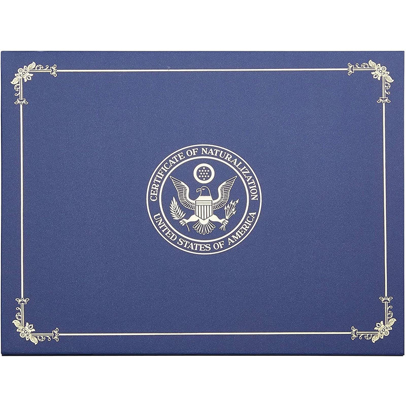 [Australia - AusPower] - Naturalization Certificate Holder, Blue Document Frame (11 x 9 In) 