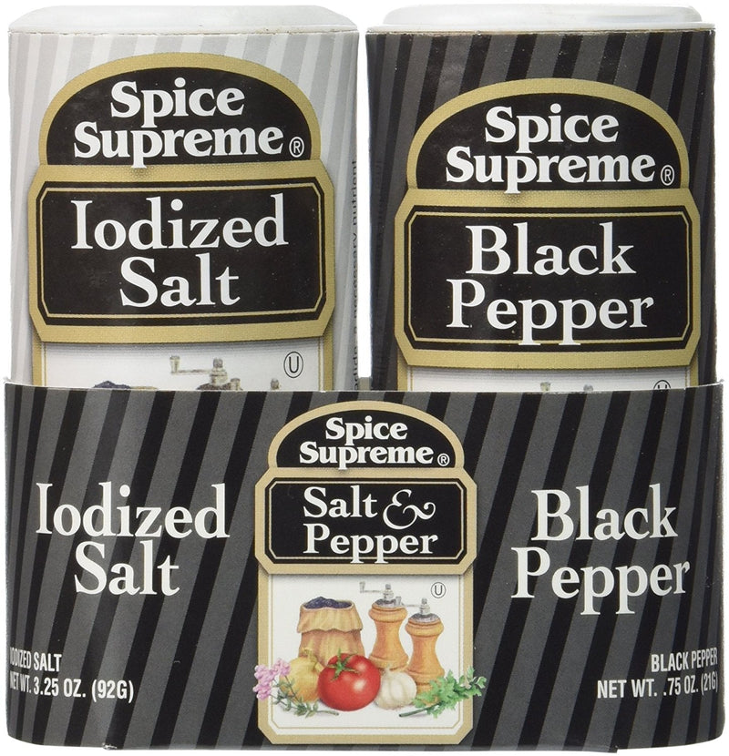 [Australia - AusPower] - Spice Supreme Salt & Pepper Double Pack(Pack of 3) 3 - Double Packs 