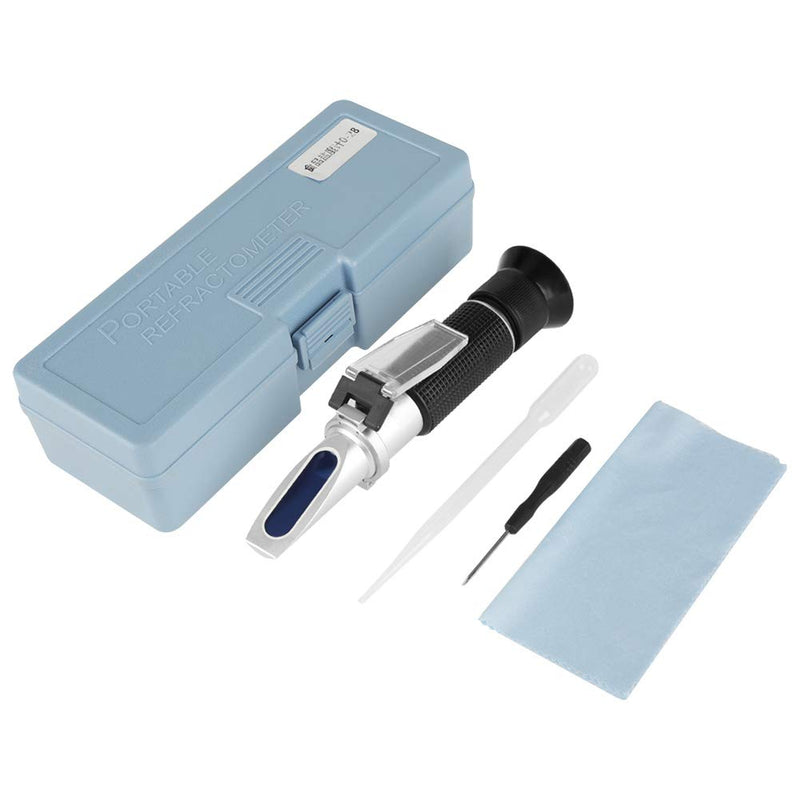 [Australia - AusPower] - Professional Salinity Refractometer 0-28% Scale Range Automatic Temperature Compensation Food Salinity Tester Meter Minimum Scale 0.2% 