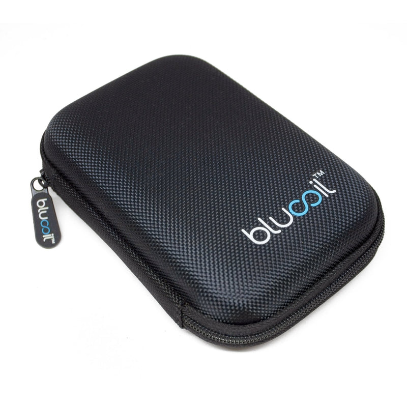 [Australia - AusPower] - Blucoil Compatible with Lacie, Glyph, G-Technology, and More - Portable Water-Resistant Hard Case for 5.5 x 3.5 x 1.2-Inch External Hard Drive, Powerbank, Mini Digital Camera, and GPS Devices (Black) Small 