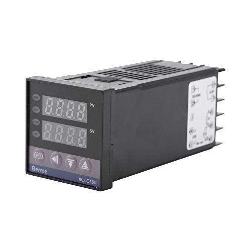 [Australia - AusPower] - 0℃-1300℃ REX-C100 Digital Intelligent Thermostat LED PID Temperature Controller Kits Alarm AC110V-240V 