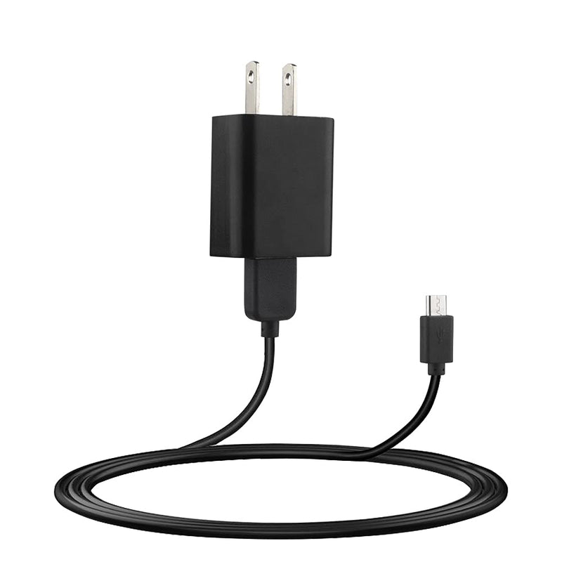 [Australia - AusPower] - Dericam 5V 1A Micro USB Wall Charger, Android Charger Cable, 5 Volt 1000mA AC to DC Power Adapter for Charging of Android Smartphone/Kindle Fire, Security Camera, 5ft/1.5M Power Cord, US Plug(Black) 5V1A-Black 