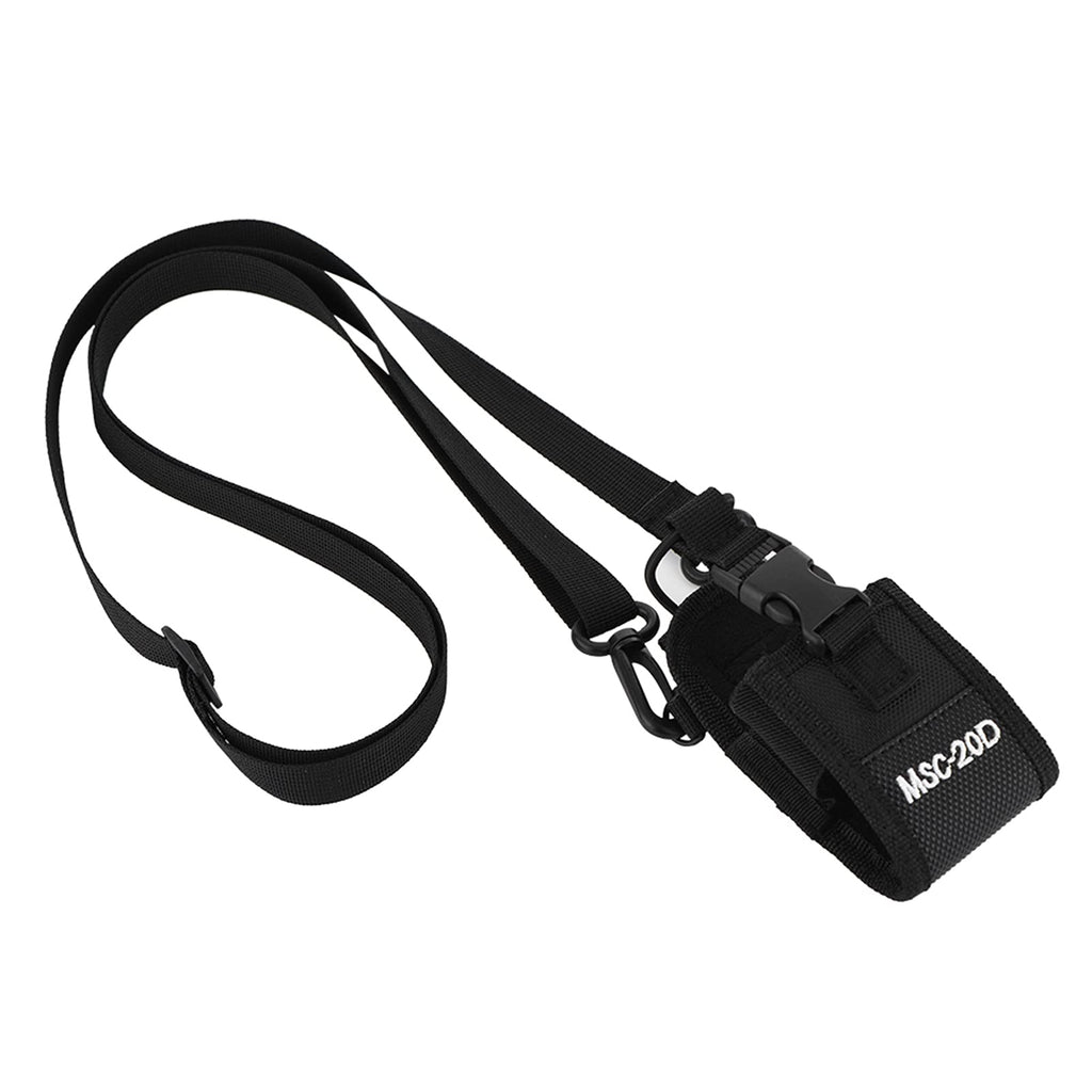 [Australia - AusPower] - Zerone Portable Walkie Talkie Nylon Belt Case Bag with Adjustable Shoulder Strap Two Way Radio Holder Holster for MSC-20D 