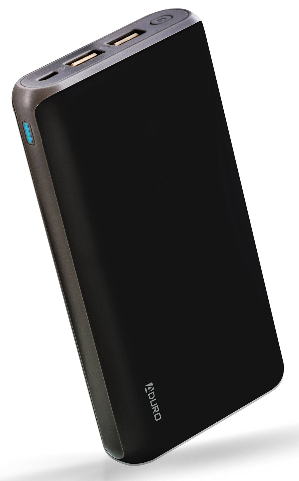 [Australia - AusPower] - Aduro Portable Charger Power Bank 20,000mAh External Battery Pack Dual USB Phone Charger for Cell Phones, iPhone, iPad, Samsung Galaxy, Android, and USB Devices (Black) Black 