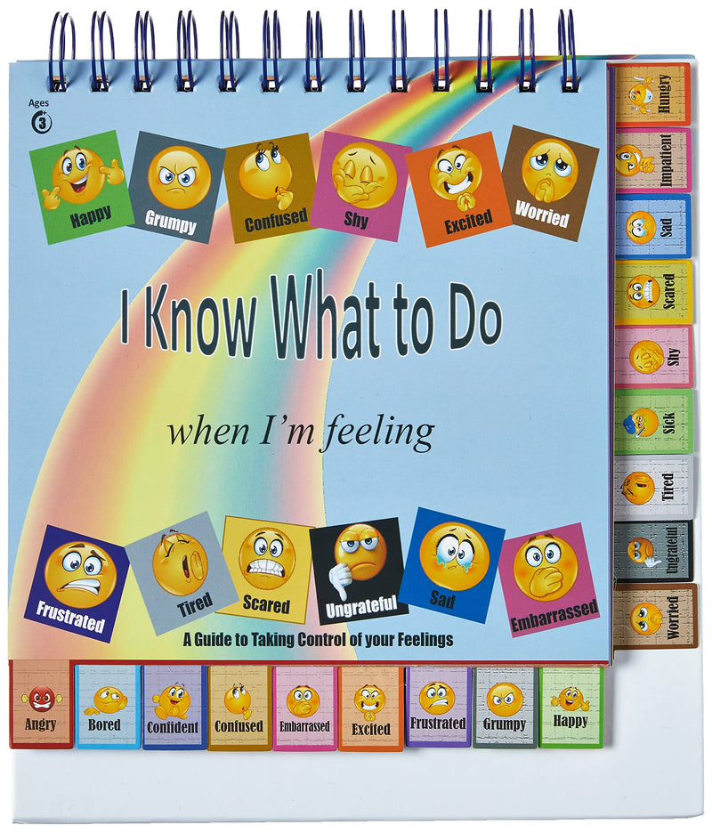 [Australia - AusPower] - Thought-Spot I Know What to Do Feeling/Moods Products: Different Moods/Emotions; Autism; ADHD; Helps Kids Identify Feelings and Make Positive Choices (Moods/Feelings Flipbook) Moods/Feelings Flipbook 