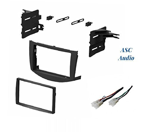 [Australia - AusPower] - ASC Audio Car Stereo Dash Install Kit and Wire Harness for Installing an Aftermarket Double Din Radio for 2006 2007 2008 2009 2010 2011 Toyota RAV4 RAV 4 - No Factory Premium Amp/JBL 