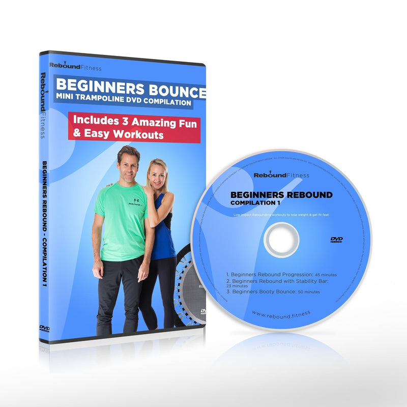 [Australia - AusPower] - Beginners Bounce Mini Trampoline Exercise DVD Compilation Includes 3 Amazing Fun & Easy Rebounding Fitness Workouts to Help You Lose Weight & Tone Up! by Maximus Pro & Fit Bounce Pro 