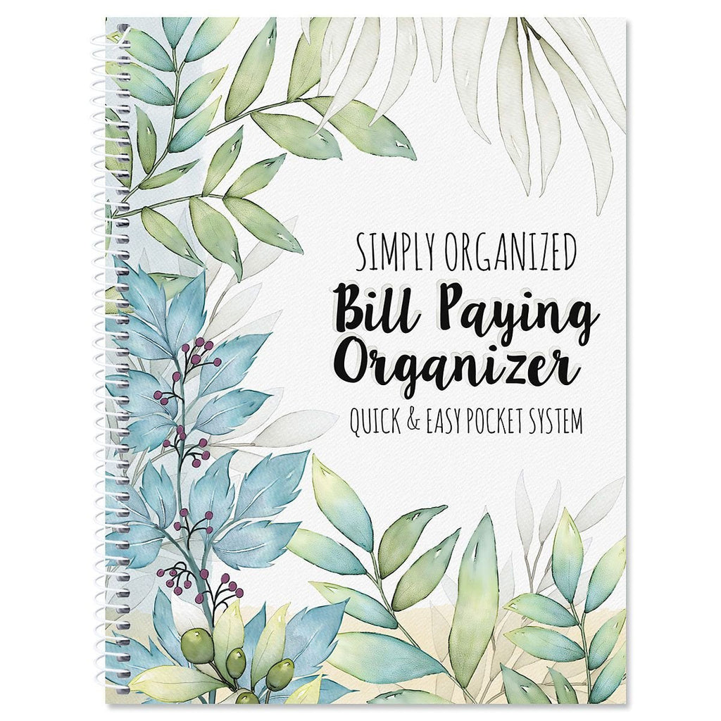 [Australia - AusPower] - The Best Days Bill Paying Organizer Book- Softcover, Spiral Bound; Includes 14 Pocket Pages, 32 Label Stickers 
