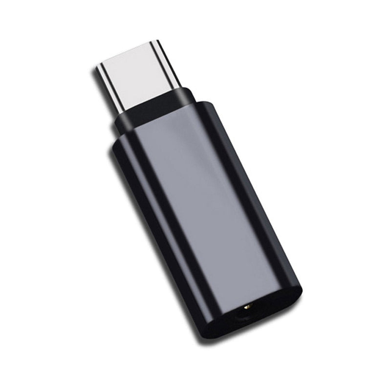 [Australia - AusPower] - Cablecc Type-C to 3.5mm Earphone Adapter USB-C 3.1 Male to AUX Audio Female for Xiaomi 6 Mi6 Letv 2 Pro 2 Max2 (Black) straight 