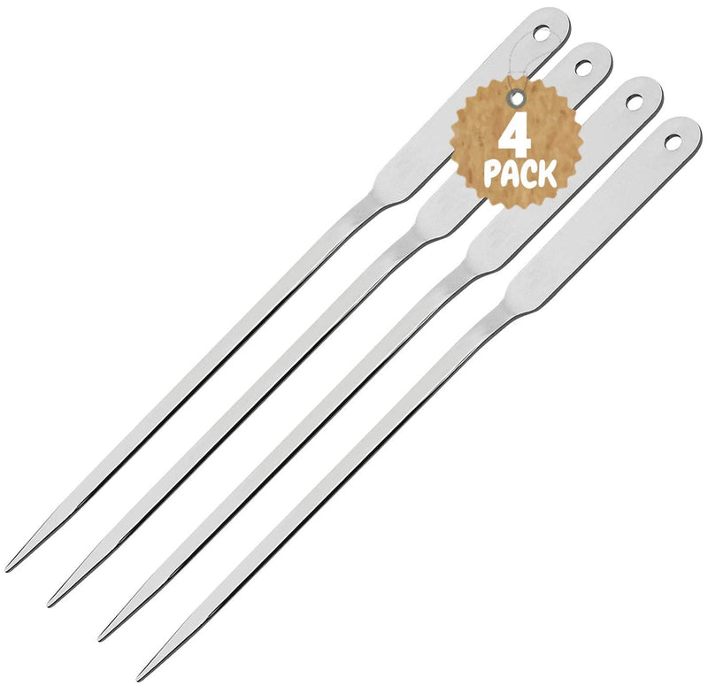 [Australia - AusPower] - 1InTheOffice Letter Opener, Stainless Steel Envelope Opener (4 Pack) (4) 4 