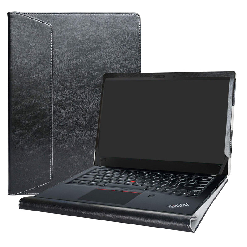 [Australia - AusPower] - Alapmk Protective Case for 14 Inch Lenovo ThinkPad T14 T14s P14s T490 T495 T495s T490s T480s/ThinkPad P43s/ThinkPad T14 Gen 2/ThinkPad P14s Gen 2 Laptop(Not fit thinkpad T480),Black Black 