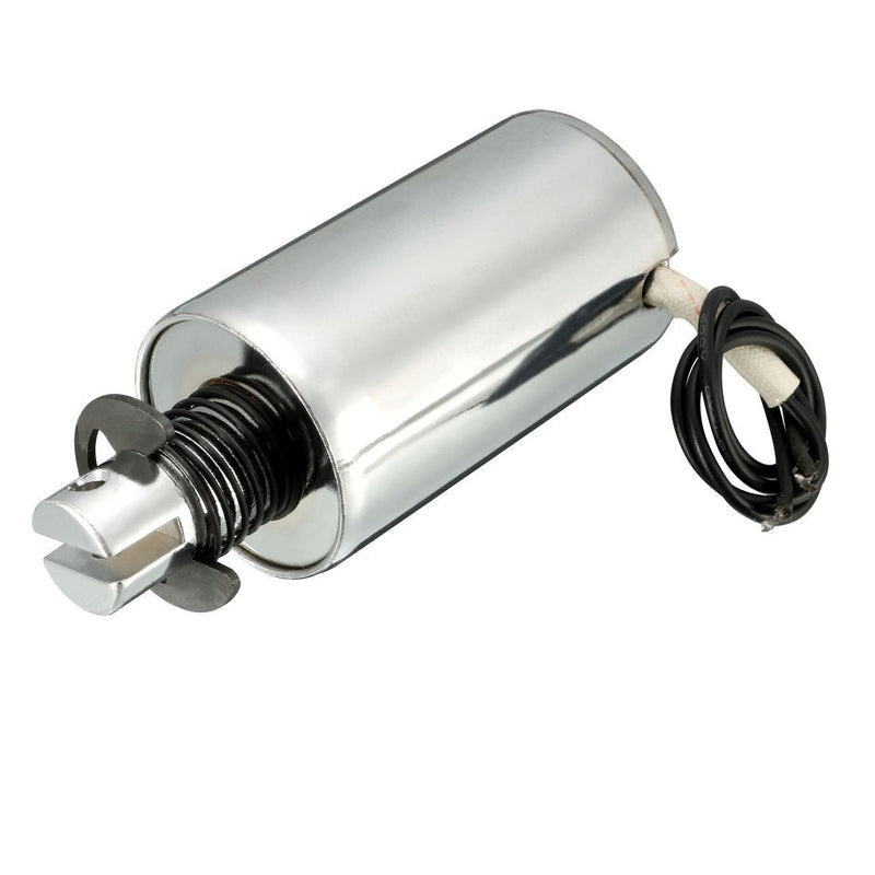 [Australia - AusPower] - uxcell DC 12V 60-120N Force 10mm Stroke,Pull Type,Tubular Solenoid Electromagnet,Linear Motion, MQ8-Z57B 