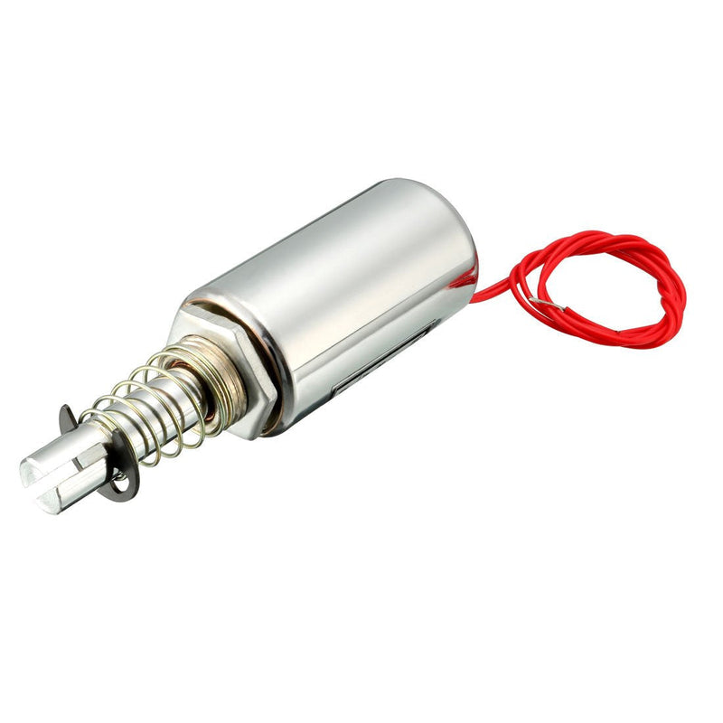 [Australia - AusPower] - uxcell DC 12V 15N Force 10mm Stroke,Pull Push Type,Tubular Solenoid Electromagnet,Linear Motion,MQ8-Z15B 