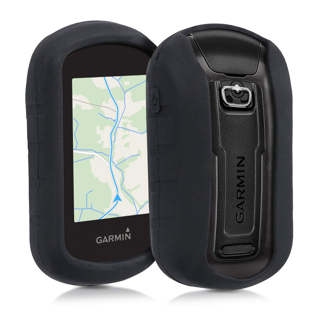 [Australia - AusPower] - kwmobile Case Compatible with Garmin eTrex Touch 25/35 - GPS Handset Navigation System Soft Silicone Skin Protective Cover - Black 