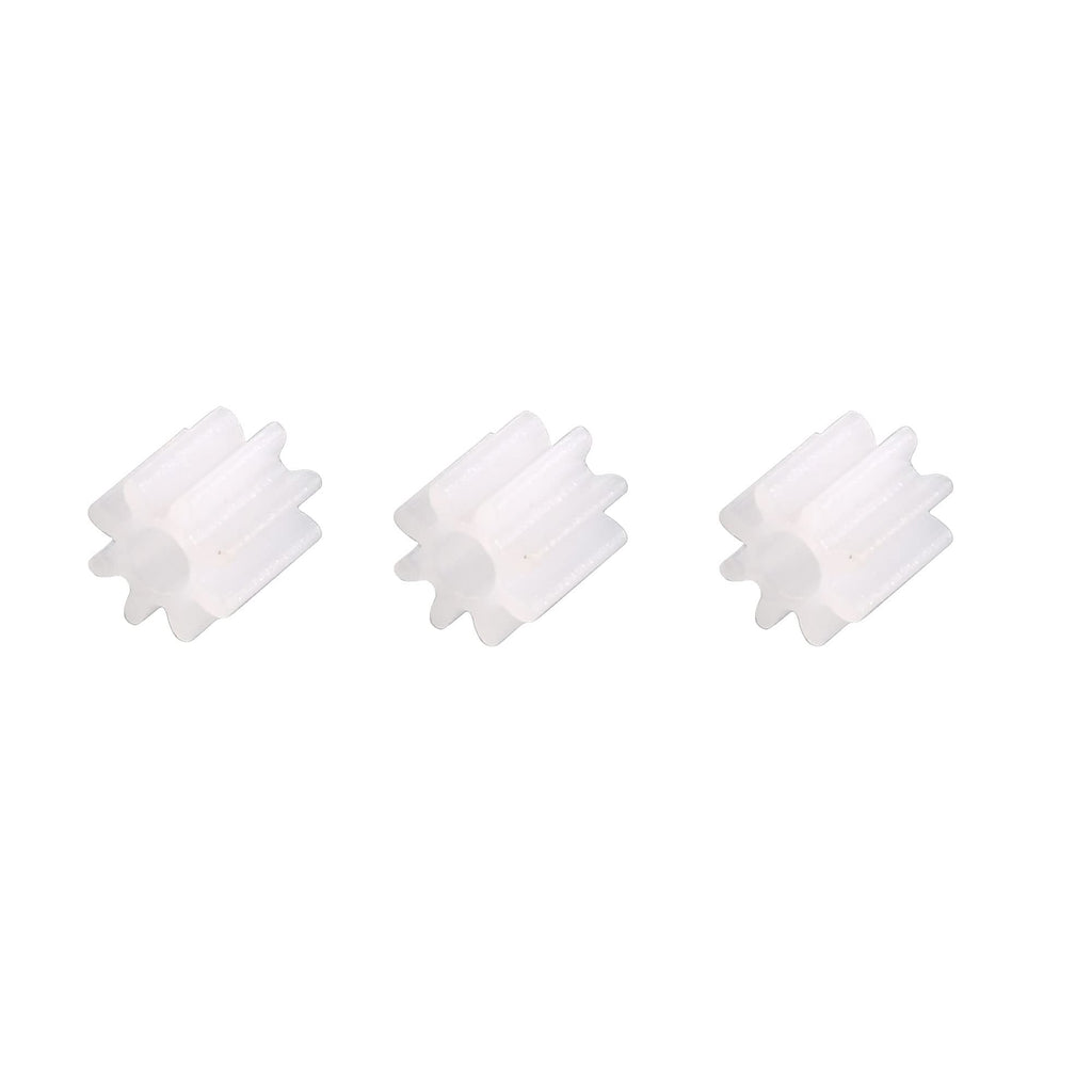 [Australia - AusPower] - uxcell 50pcs Plastic Gears 8 Teeth Model 082A Reduction Gear Plastic Worm Gears for RC Car Robot Motor 