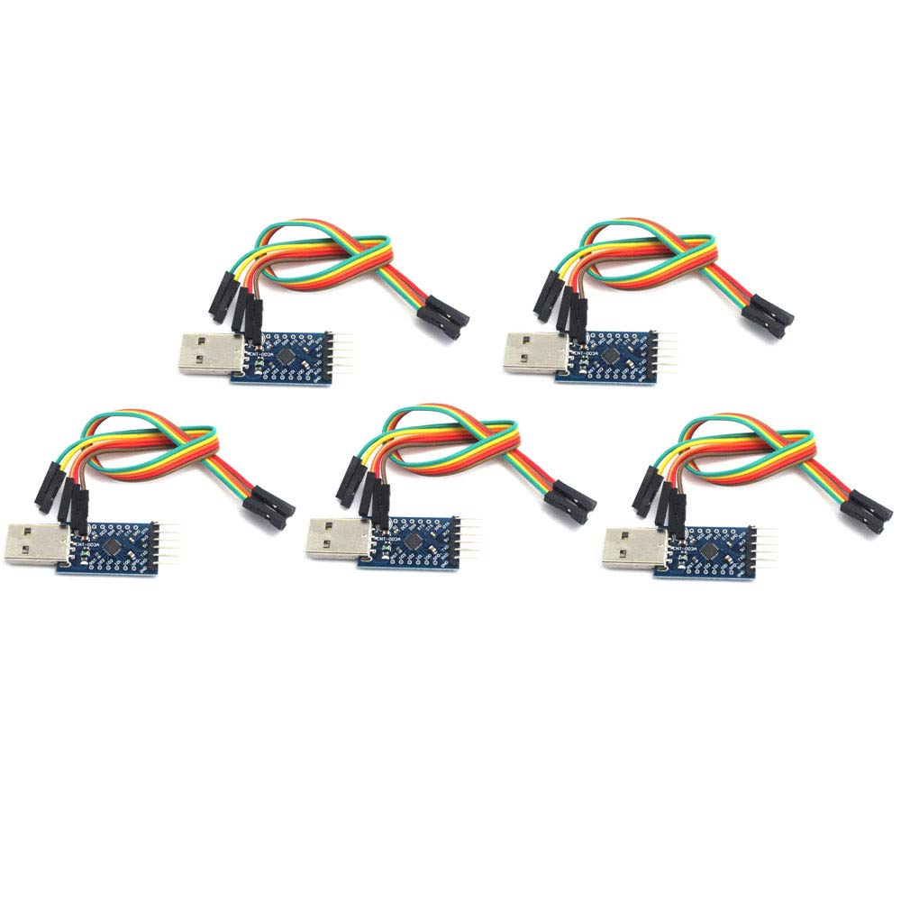 [Australia - AusPower] - DollaTek 5Pcs CP2104 Serial Converter USB 2.0 to TTL UART 6PIN Module Compatible with and Better Than CP2102 
