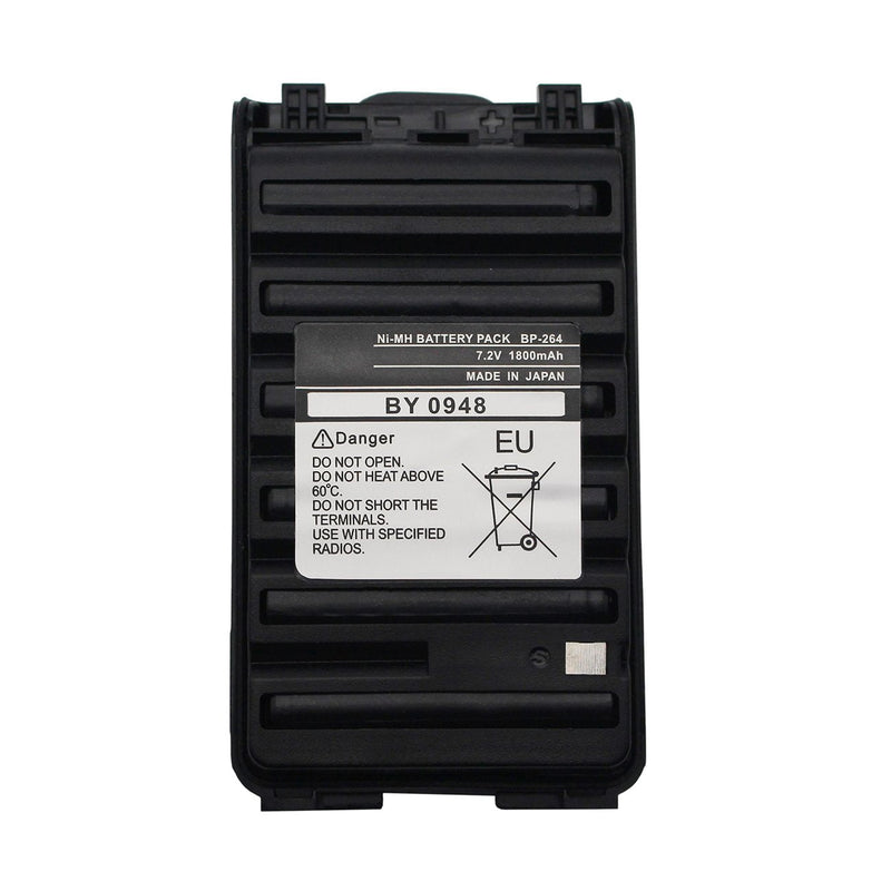 [Australia - AusPower] - Karier BP-264 1800mAh Ni-MH Battery for ICOM Radio IC-T70A IC-V80 IC-U80 IC-F3001 IC-F3101D IC-F3103D IC-F4101D F4001 BP265 with Belt Clip 