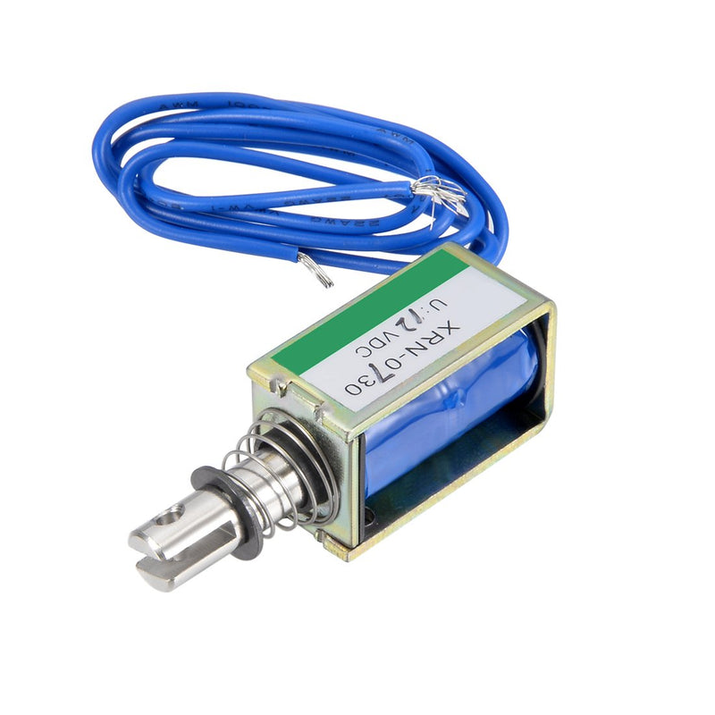 [Australia - AusPower] - uxcell DC 12V 10N 10mm Stroke Pull Type Open Frame Solenoid Electromagnet XRN-0730 