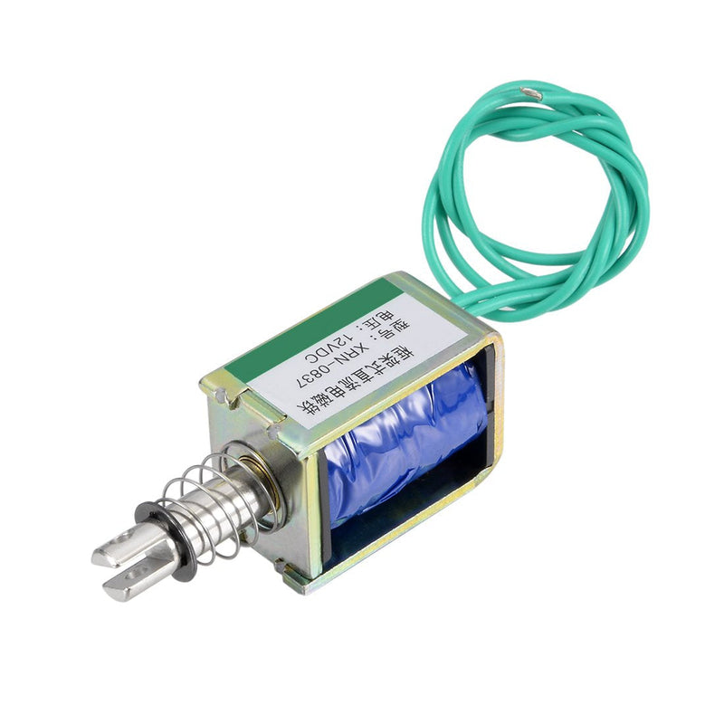 [Australia - AusPower] - uxcell DC 12V 20N 10mm Stroke Pull Type Open Frame Solenoid Electromagnet XRN-0837 