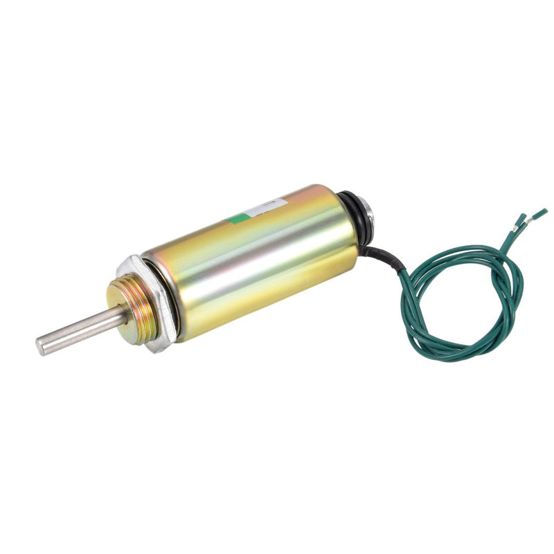 [Australia - AusPower] - uxcell DC 12V 25N Force 10mm Stroke,Push Type,Tubular Solenoid Electromagnet,Linear Motion,XRN-25x50T 