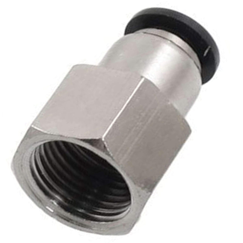[Australia - AusPower] - Utah Pneumatic Push-To-Connect Fittings Air Fittings Female Straight Pneumatic Fitting 3/8" Od 1/4" Npt Quick Connect Push Air Fitting Air Connector 10 Pack (3/8" od 1/4" Npt) 