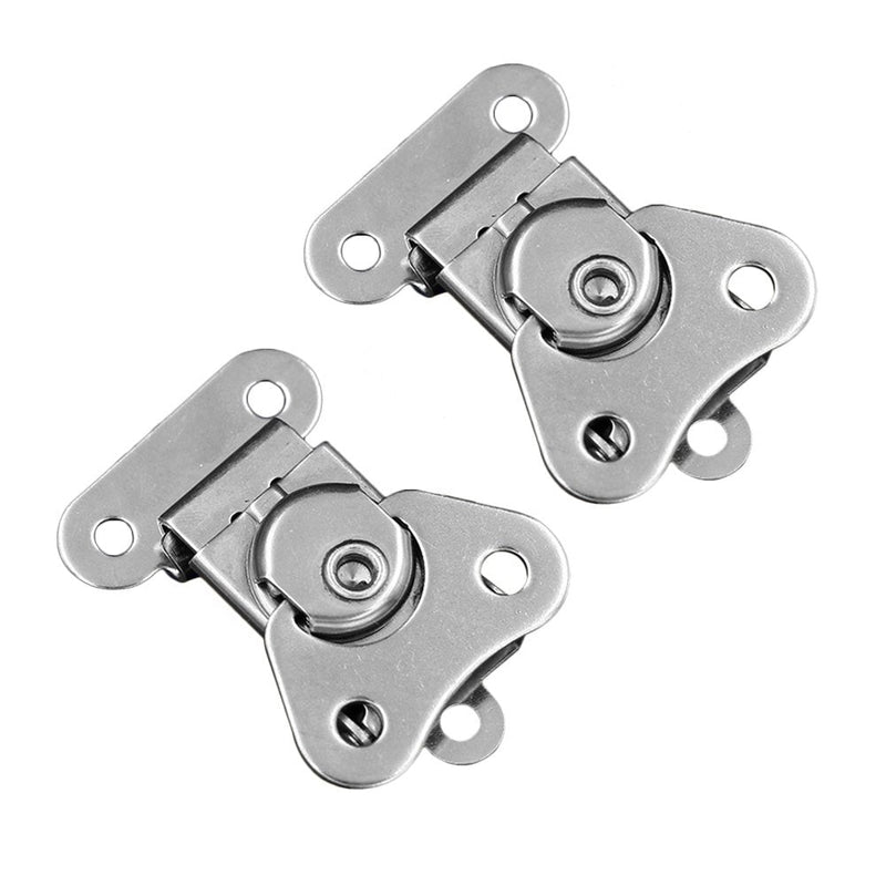 [Australia - AusPower] - YES Time 2 Pcs 304 Stainless Steel Wooden Box Chest Rotary Draw Latch Toggle Hasp Latch Lock Buckle 