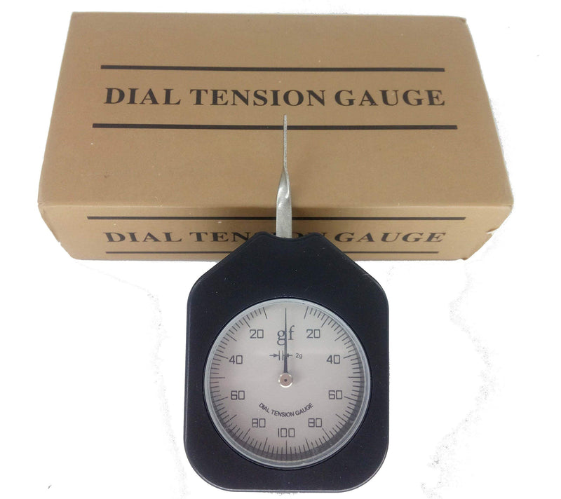 [Australia - AusPower] - VTSYIQI 100g Gram Tension Meter Dial Tension Gauge with 100g Gram Gauge Force Meter 