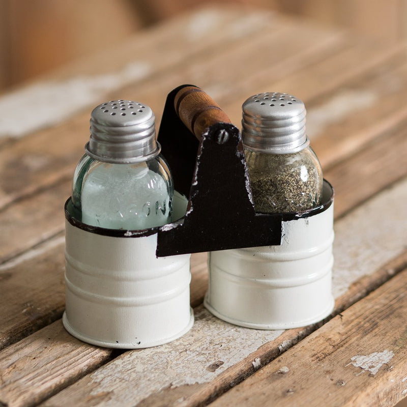 [Australia - AusPower] - Salt and Pepper Can Caddy White by Colonial TinWorks (1) 1 