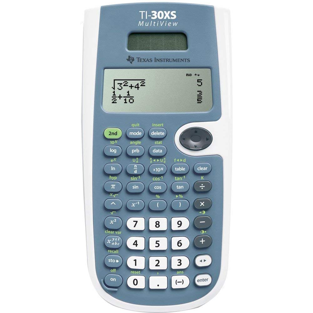 [Australia - AusPower] - Texas Instruments TI30XSMV TI-30XS MultiView Scientific Calculator, 16-Digit LCD 