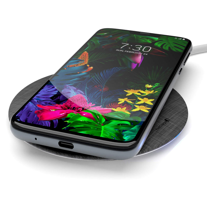 [Australia - AusPower] - Encased Fast Charge Wireless Charger for LG G7 ThinQ, LG G8 ThinQ, Rapid Quick Charge Qi Pad w/Charging Power Cable (Ac Adapter Sold Separately) Case Friendly Design (LG V40 ThinQ, LG V50, V60) 