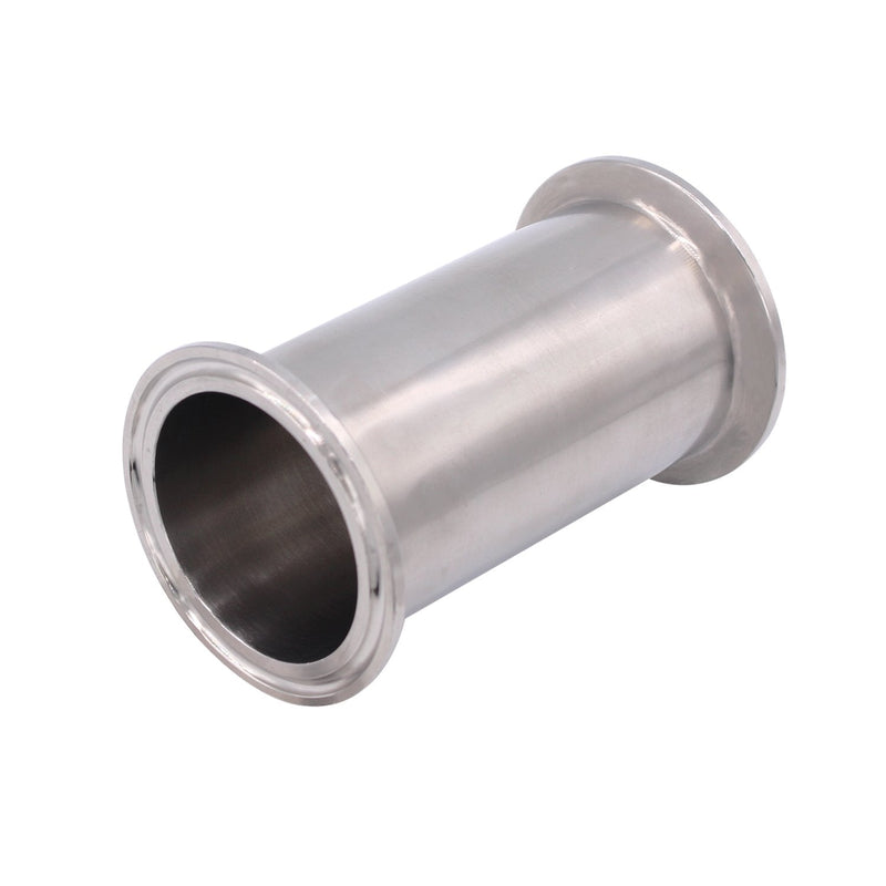 [Australia - AusPower] - DERNORD Sanitary Spool Tube with Clamp Ends,Stainless Steel 304 Seamless Round Tubing with 1.5 inch Tri Clamp 50.5MM Ferrule Flange (Tube Length: 2 Inch / 51MM) Tube Length: 2 inch /51 mm 