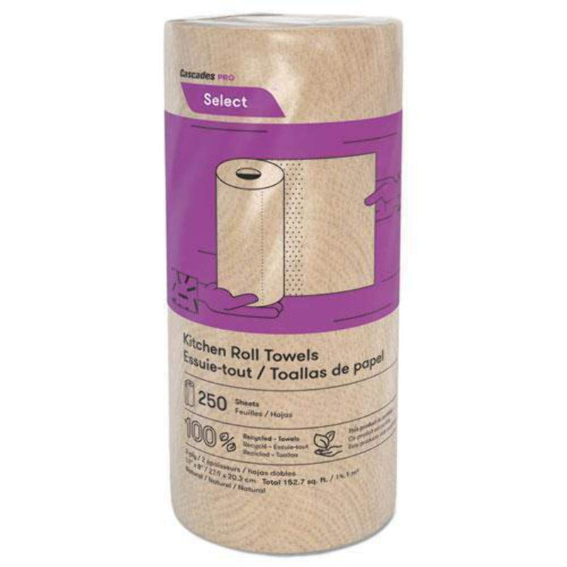 [Australia - AusPower] - Cascades PRO Select Kitchen Roll Paper Towel, 11" x 8", Nature 