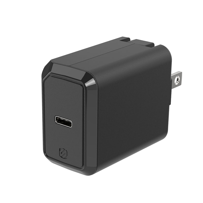 [Australia - AusPower] - SCOSCHE HPDC8 Certified Powervolt USB Fast Charger Power Delivery 3.0 for Standard USB-C Devices, Black 1 Port Black USB C 